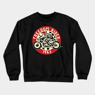 Vintage Motorcycle Club Freedom Rider 1963 Crewneck Sweatshirt